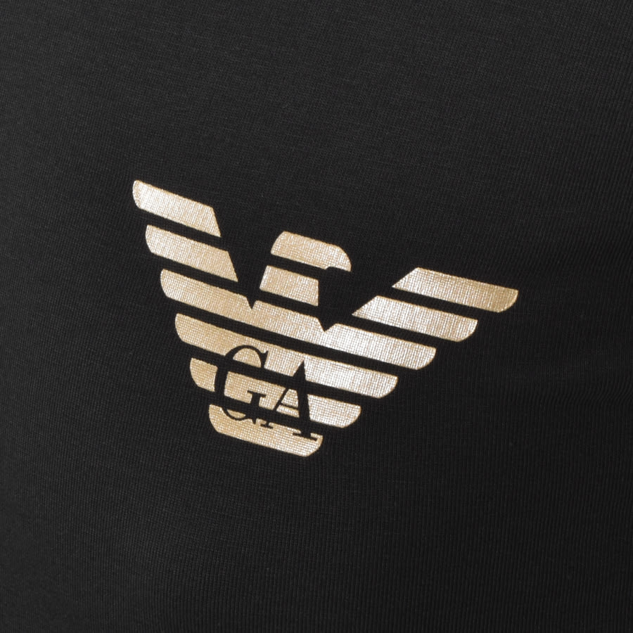 Alternative Image for ProductEmporio Armani Slim Long Sleeved T Shirt Black3